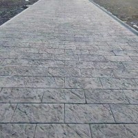 彩色混凝土壓花地坪